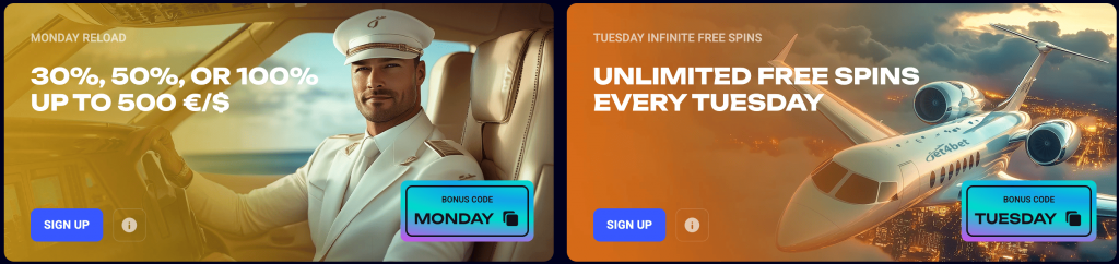 Regular promotions Jet4Bet Casino